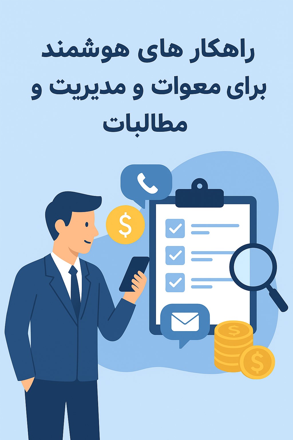 راهکارهای هوشمند برای وصول معوقات و مدیریت مطالبات